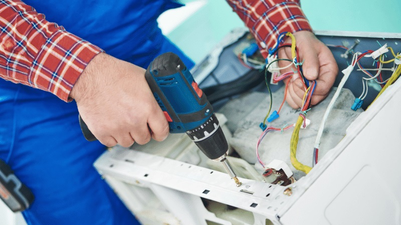 Büyükçekmece Çetintaş Çetintaş çamaşır makinesi kart tamiri – Su almama arızası orijinal parça ile giderildi. - Teknik servis örneği